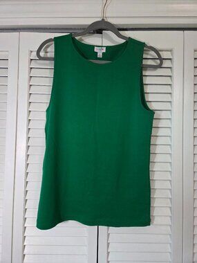 J.Crew Factory Tank, Kelly Green, Sz L